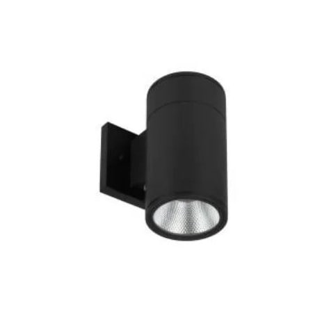 Westgate 4 in.Wall Mount Outdoor Cylinder Downlight  3CCT Selectable, 15W, Black WMC-DL-MCT-BK-DT